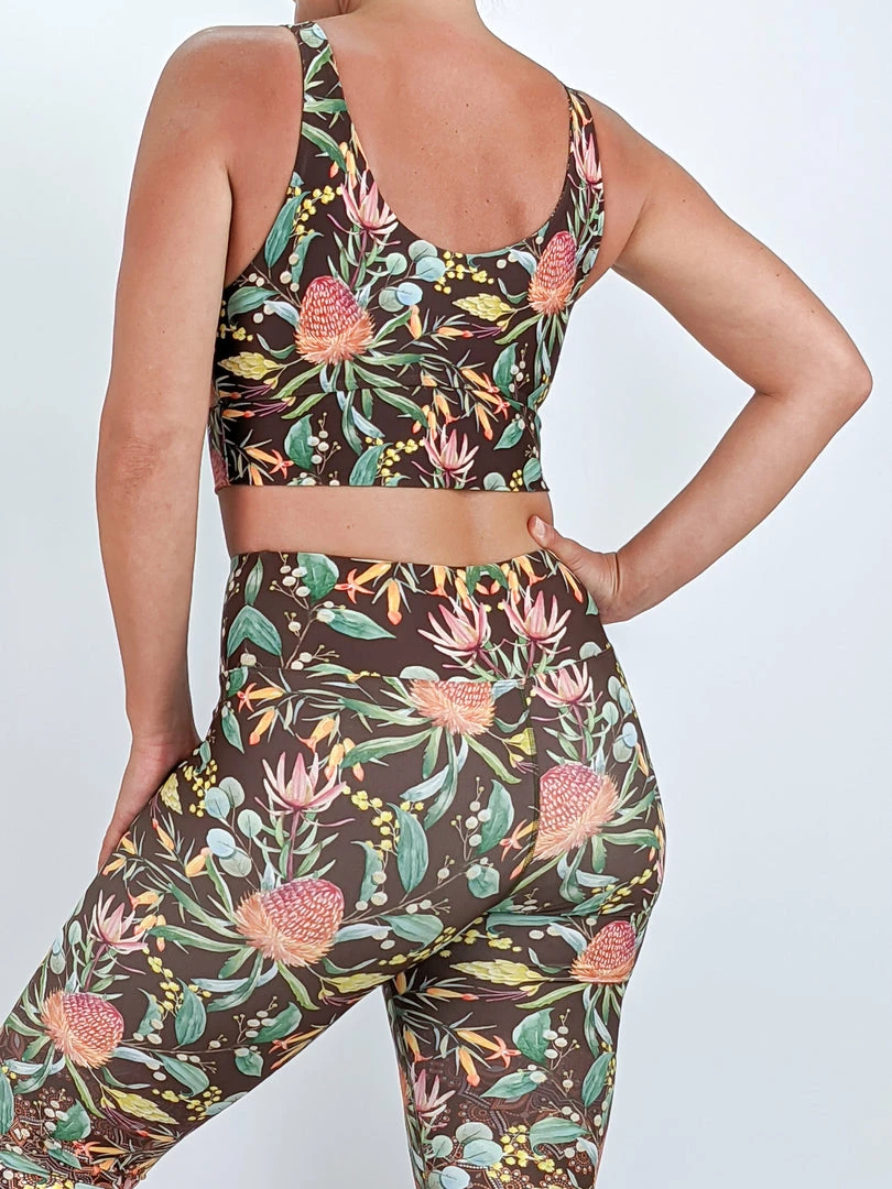 Flow Yoga Wear ⚘ AUSTRALIANA ⚘ Wallum Country Comfort Crop Top 4 Flow Yoga Wear ⚘ AUSTRALIANA ⚘ Wallum Country Comfort Crop Top