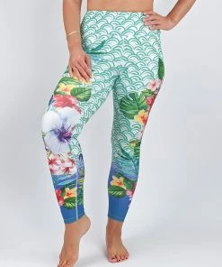 Flow Yoga Wear Whitsunday Dream Pure Full Legging 3XL