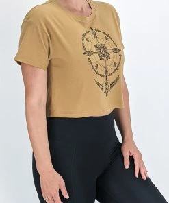 Flow Yoga Wear Wild Crop Tee ❅ WINTER SALE ❅