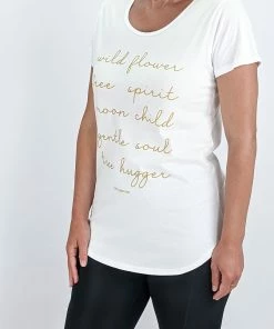 Flow Yoga Wear Wildflower Scoop Tee