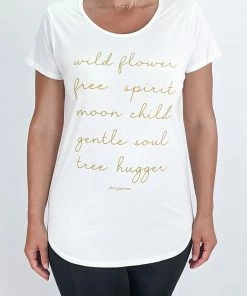 Flow Yoga Wear Wildflower Scoop Tee