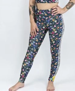 Flow Yoga Wear Ditsy Pure Full Legging XL