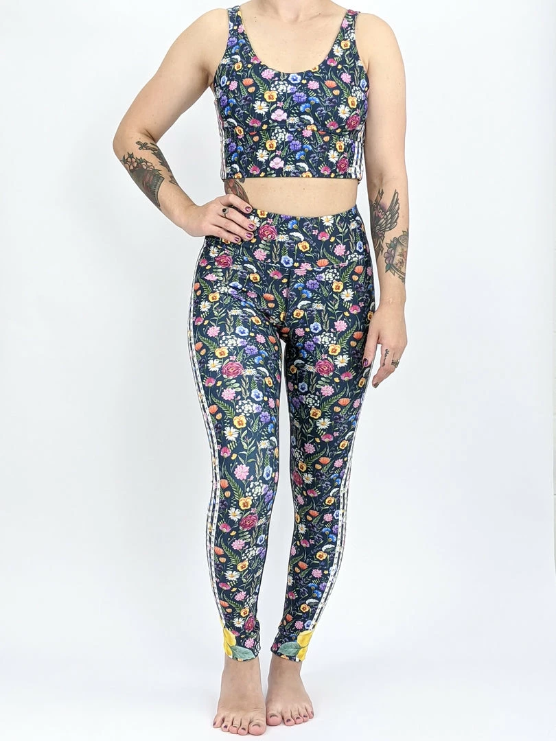 Flow Yoga Wear Ditsy Pure Full Legging XL 6 Flow Yoga Wear Ditsy Pure Full Legging XL