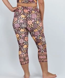 Flow Yoga Wear Pure Capri Leggings Woodstock Pure Capri Legging