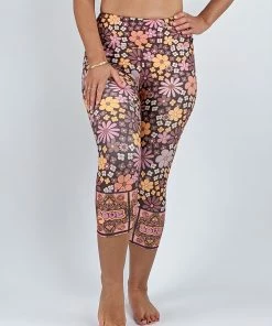 Flow Yoga Wear Pure Capri Leggings Woodstock Pure Capri Legging