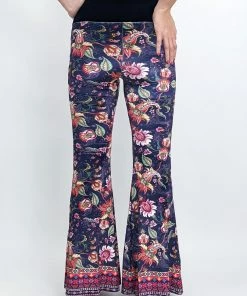 Flow Yoga Wear Flares Zeppelin Paisley Velvet Flare 8 Flow Yoga Wear Flares Zeppelin Paisley Velvet Flare