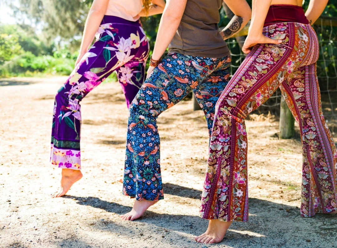 Flow Yoga Wear Bespoke Velvet Flares 6 Flow Yoga Wear Bespoke Velvet Flares
